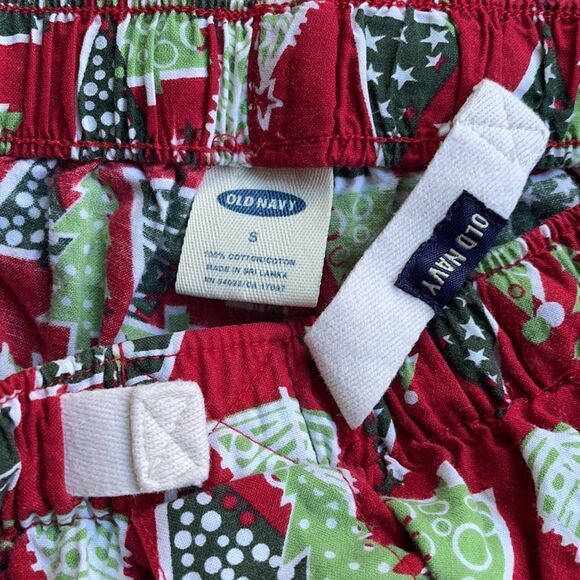 Old Navy Christmas Tree Pajama lounge pant w/drawstring - Picture 3 of 4